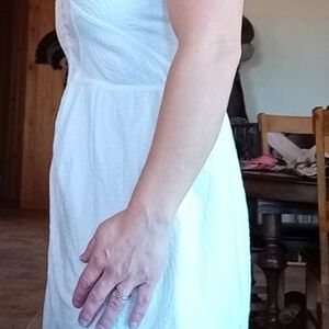 Elegant White Summer Dress